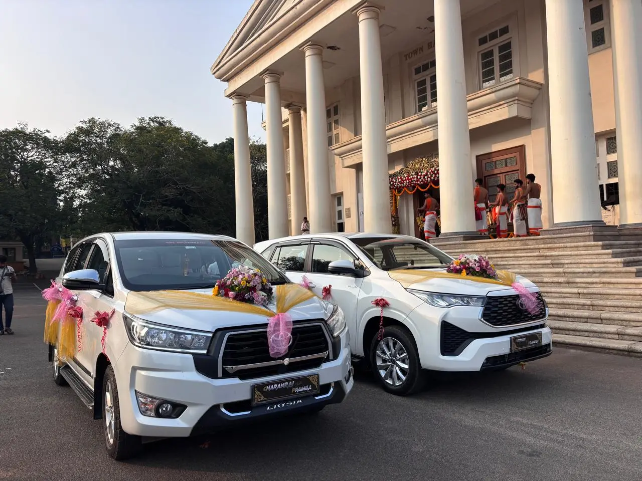 luxury wedding cars on rent mangalore