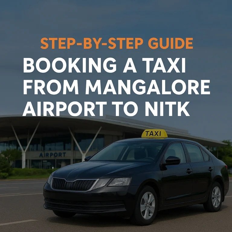 Step-by-Step Guide Booking a Taxi from Mangalore Airport to NITK