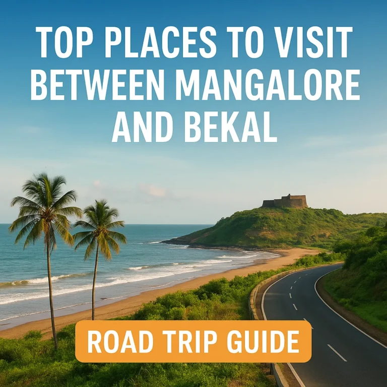Top Places to Visit Between Mangalore and Bekal: A Perfect Road Trip Guide
