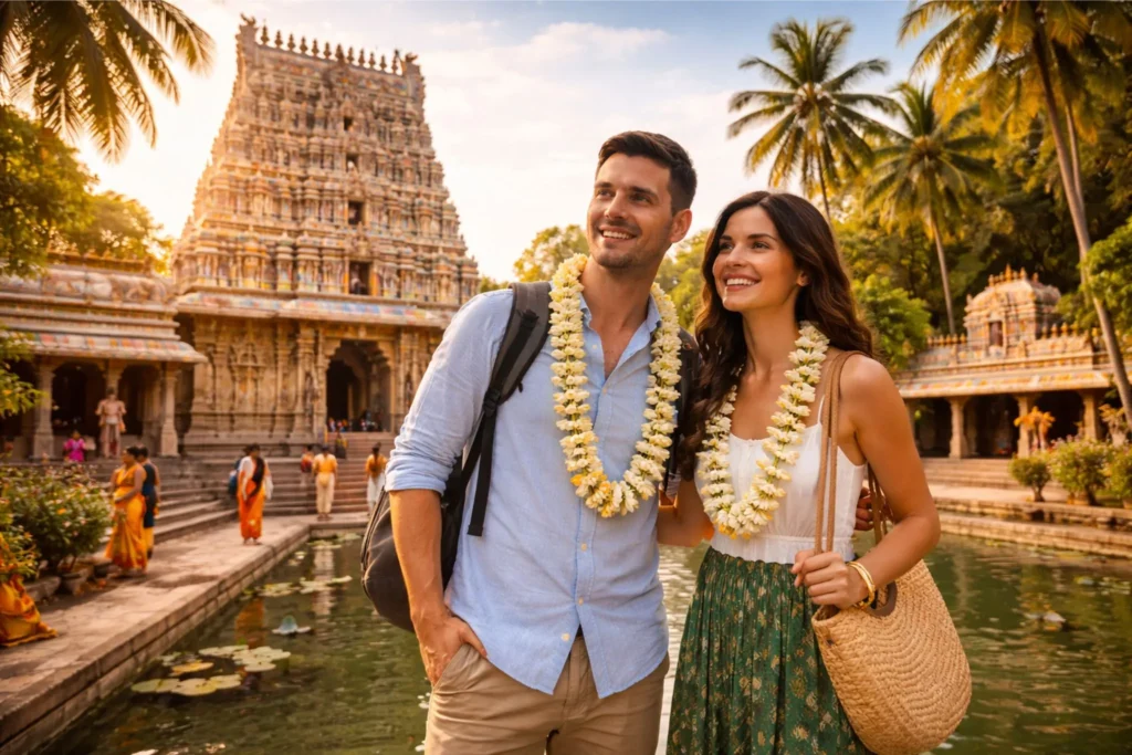 Temple visits and sightseeing