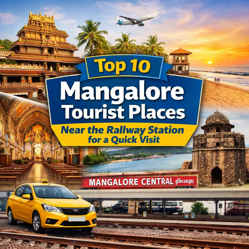 Top 10 Mangalore Tourist Places Near Railway Station for a Quick Visit