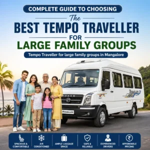 Tempo Traveller for large family groups in Mangalore