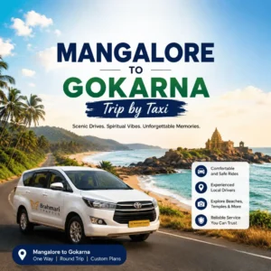 Mangalore to Gokarna Trip by Taxi